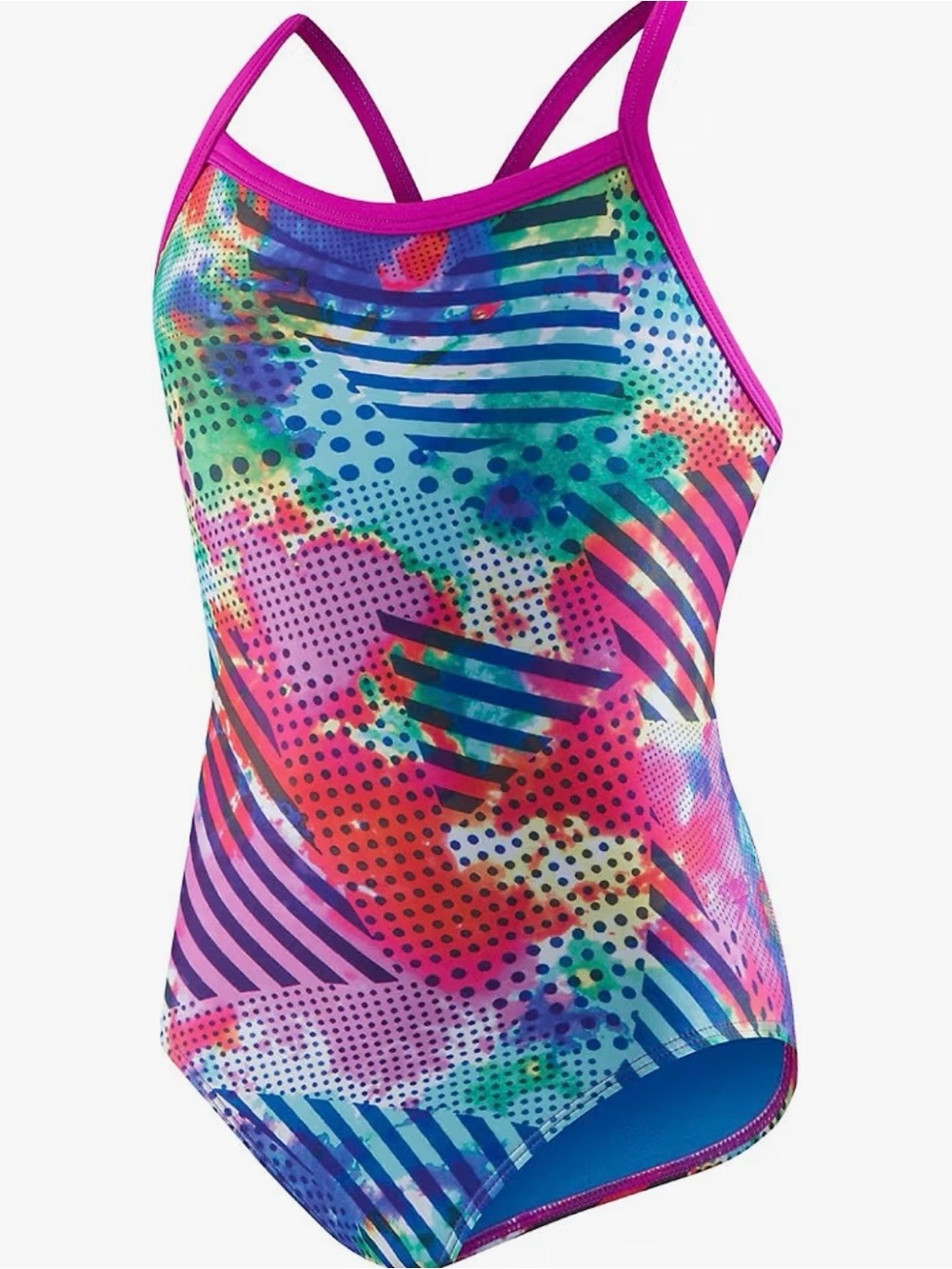 Speedo Women’s Pro Lt Flipturns Propel Back One Price Swimsuit Size 6/32 Sporty
